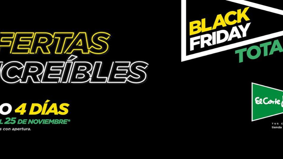 El Corte Inglés celebra el Black Friday con grandes descuentos en más de 600 marcas de moda