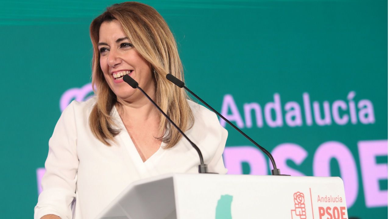 Susana Díaz ganaría las andaluzas, pese a la 'campanada' de Vox y Ciudadanos