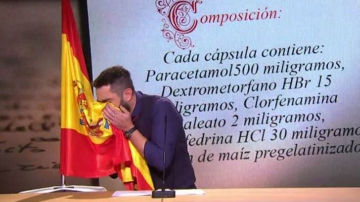 Dani Mateo se acogió a su derecho de no declarar por 'ultraje' a la bandera