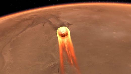 Los 7 minutos de terror de la misión 'InSight' de la NASA explorando Marte