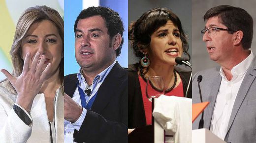 Alianzas poselectorales: Ciudadanos se desmarca de Susana Díaz y el PP no cierra la puerta a VOX
