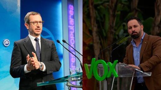 PP y VOX se acusan de apoyar a los independentistas catalanes y a Bildu respectivamente