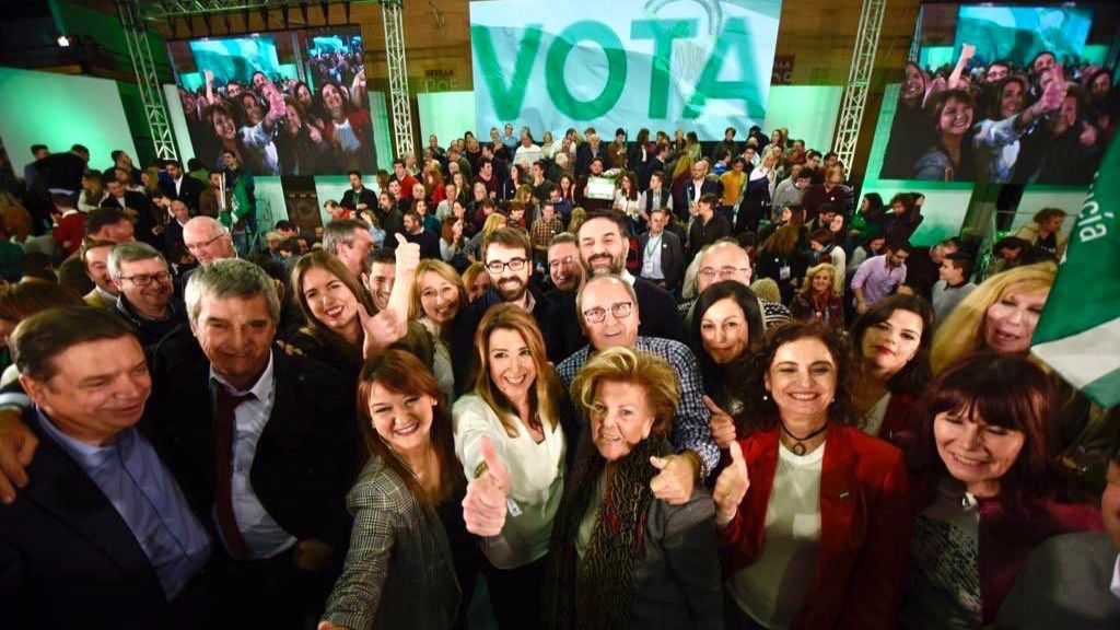 Elecciones andaluzas: Sánchez, único líder nacional ausente en el cierre de campaña