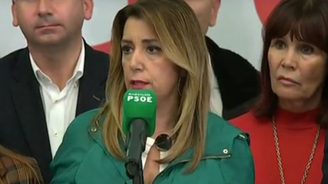 Susana Díaz asume la derrota y pide a PP y Cs que no pacten "con la extrema derecha"