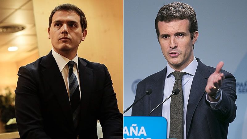 Casado invita a Rivera a un pacto a dos en Andalucía con el apoyo externo de Vox