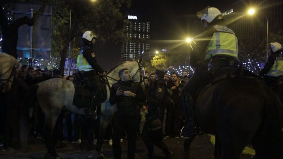 Jornada sin incidentes en un Madrid blindado por la final de la Copa Libertadores