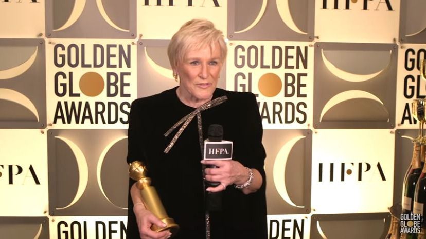 El aplaudido discurso de Glenn Close en los Globos de Oro