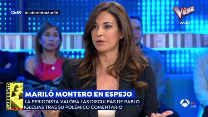 Mariló Montero llama 'psicópata y marxista reconvertido' a Pablo Iglesias