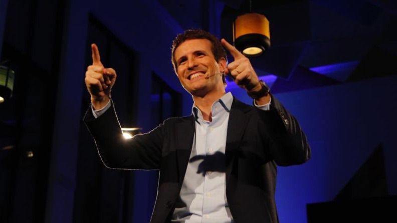 Casado: 'El PP es el único partido que está en el centro y puede pactar a la derecha y a la izquierda'