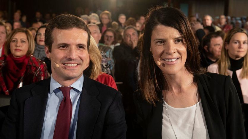 Ruth Beitia y Pablo Casado