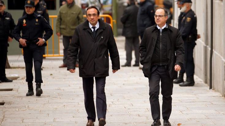 Josep Rull y Jordi Turull en el Supremo