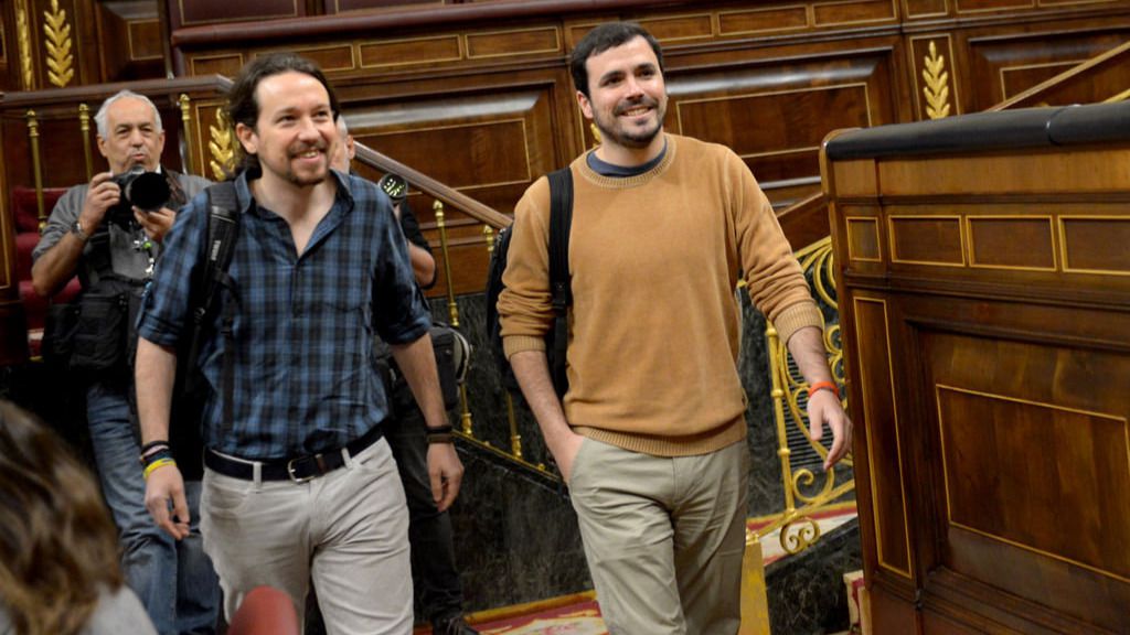La incógnita en torno a la confluencia de Podemos e IU en Madrid