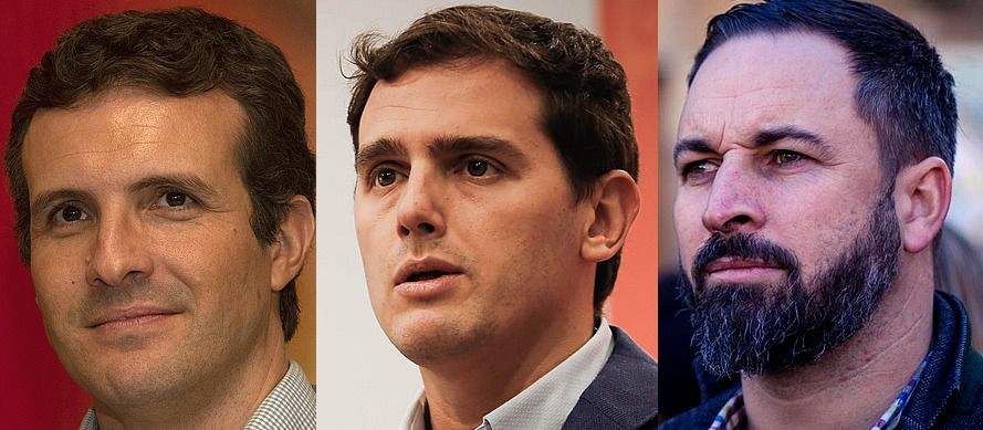 Rivera, Casado y Abascal se manifestarán contra Sánchez