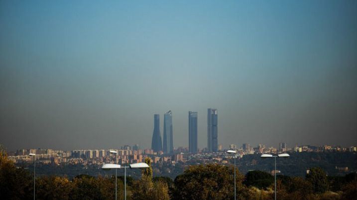 La contaminación en Madrid en enero en las cotas de contaminación desde 2015