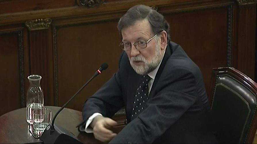 La declaración de Rajoy en el juicio del procés en 10 frases