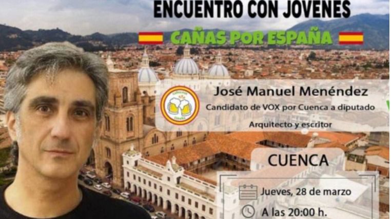 Cartel de Vox Cuenca 