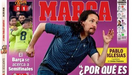 Los mejores memes de Pablo Iglesias en la portada de 'Marca'