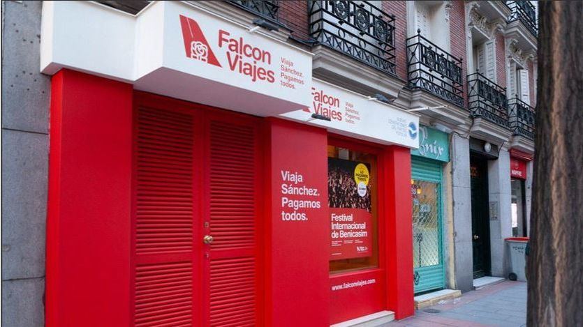 La agencia 'Falcon Viajes' del PP echa el cierre