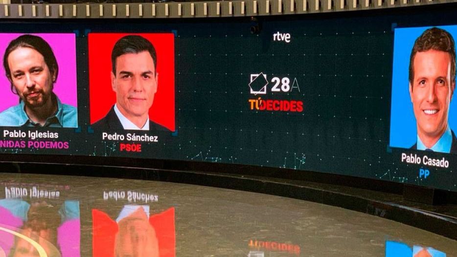 Todos pendientes hoy del polémico debate a 4 en TVE: así será uno de los 2 duelos decisivos de la semana