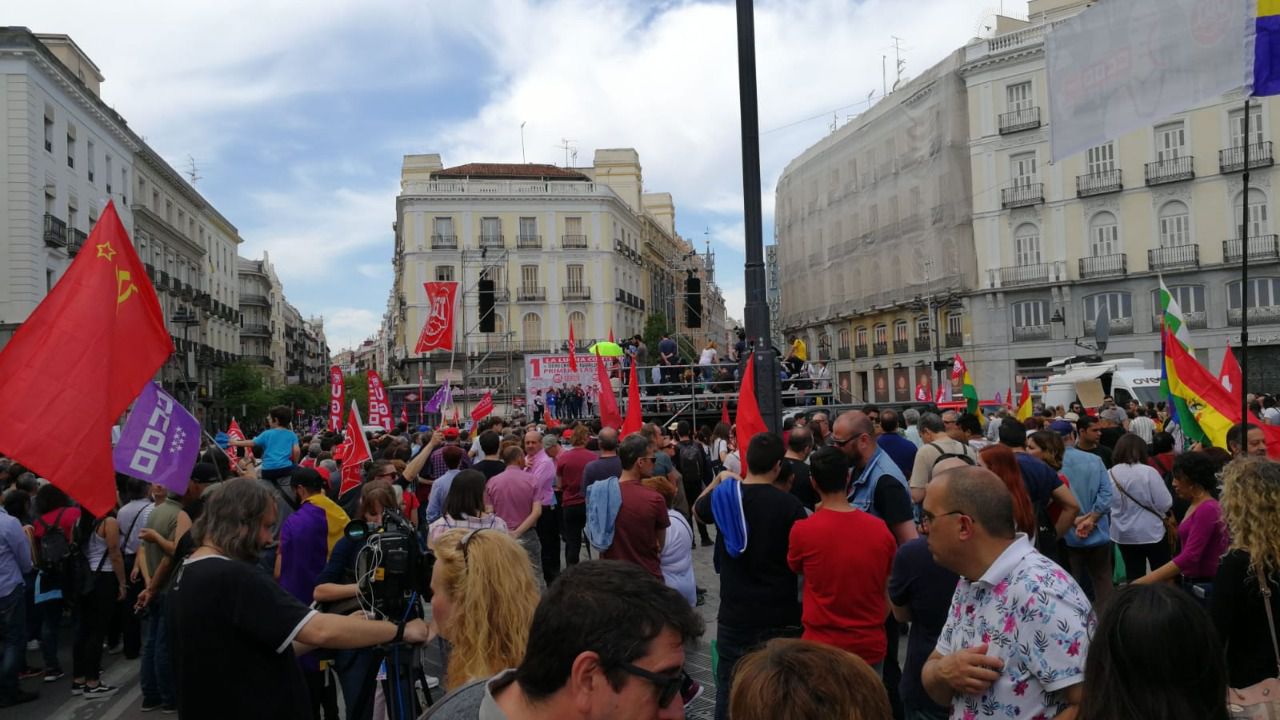 Manifestación del 1 de Mayo: los trabajadores piden a Sánchez un giro a la izquierda