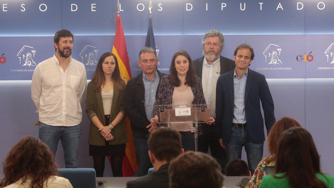 Unidas Podemos podría votar en contra de la suspensión de los diputados presos