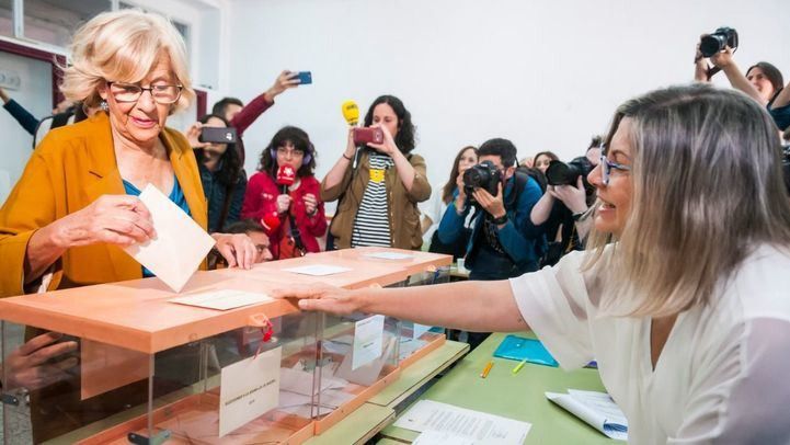 Los principales candidatos de la jornada, votando en sus colegios