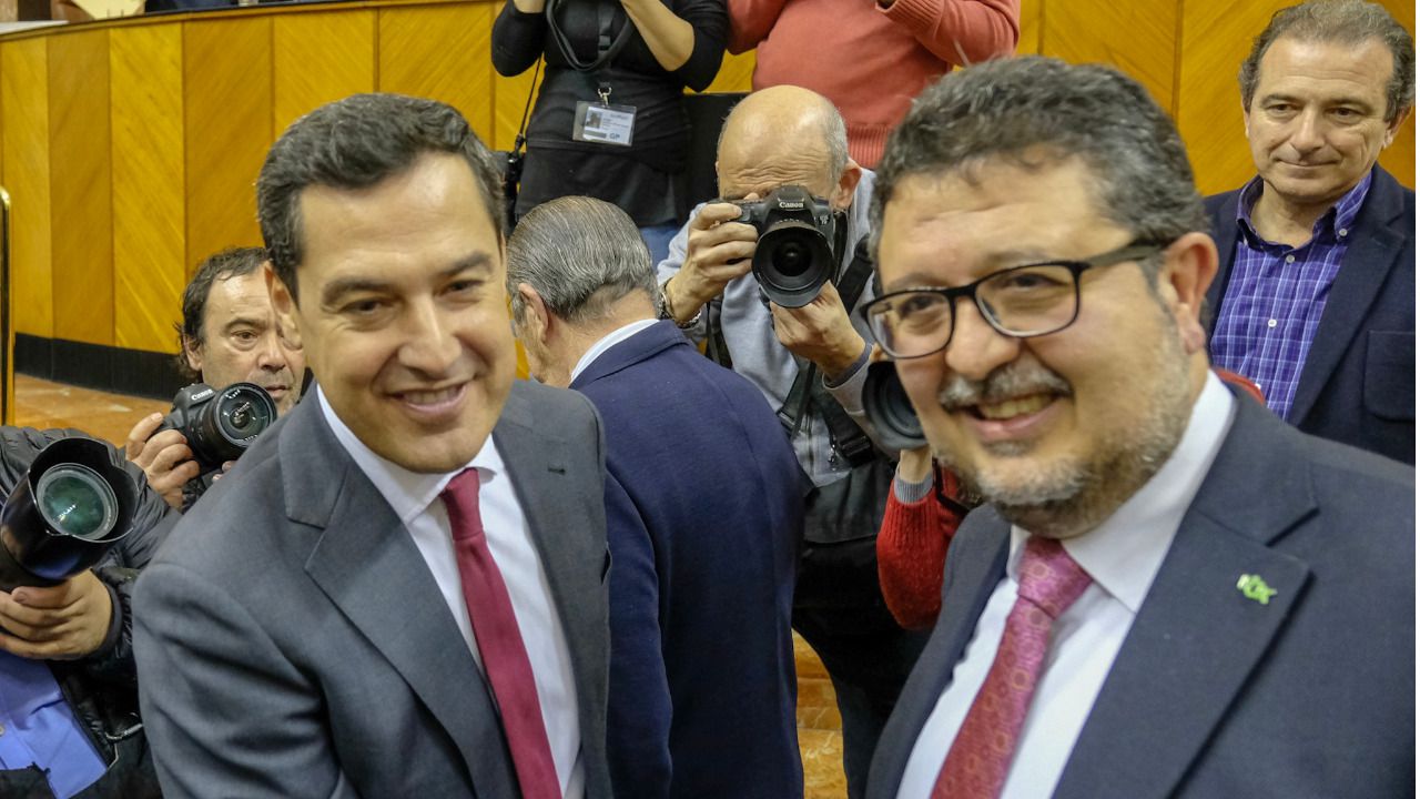 Vox lanza un órdago: tumba, por ahora, el presupuesto de PP y Cs en Andalucía