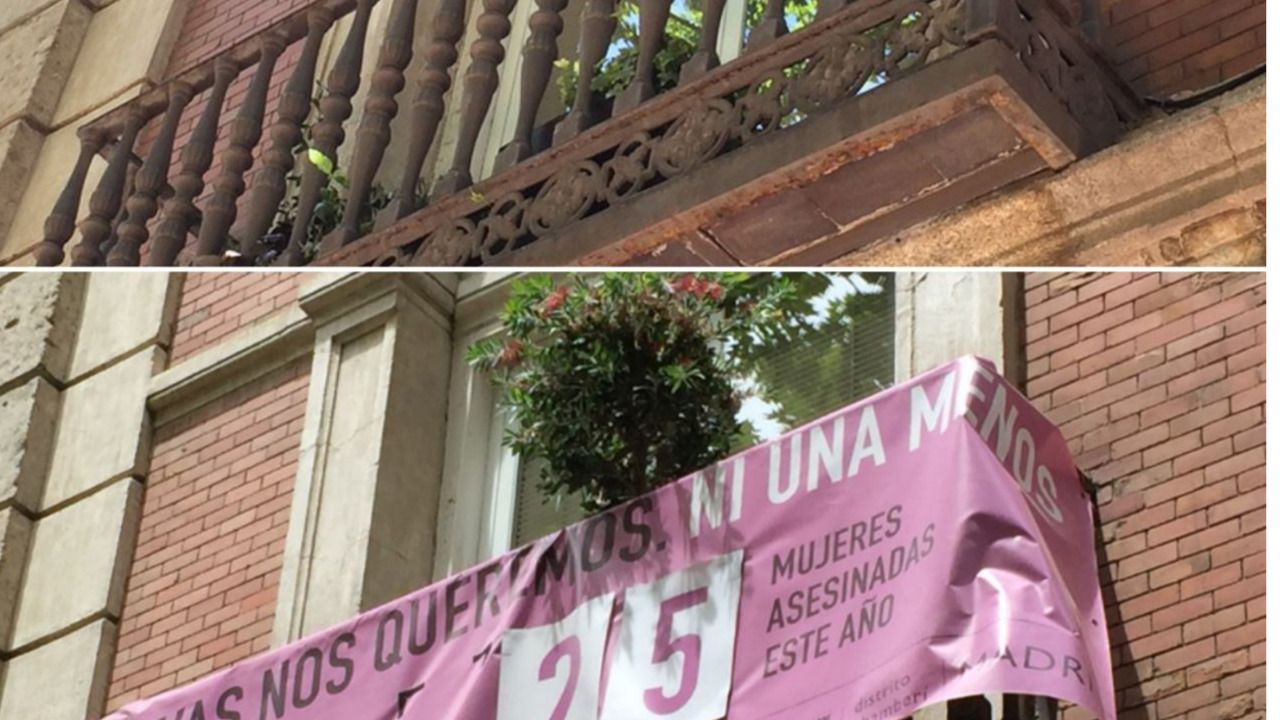 El PP retira pancartas contra la violencia machista de edificios municipales de Madrid