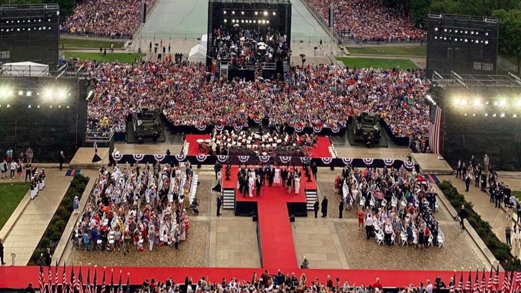 Polémico desfile de 4 de julio de Trump: gestos faraónicos para manifestar el poderío militar de EEUU