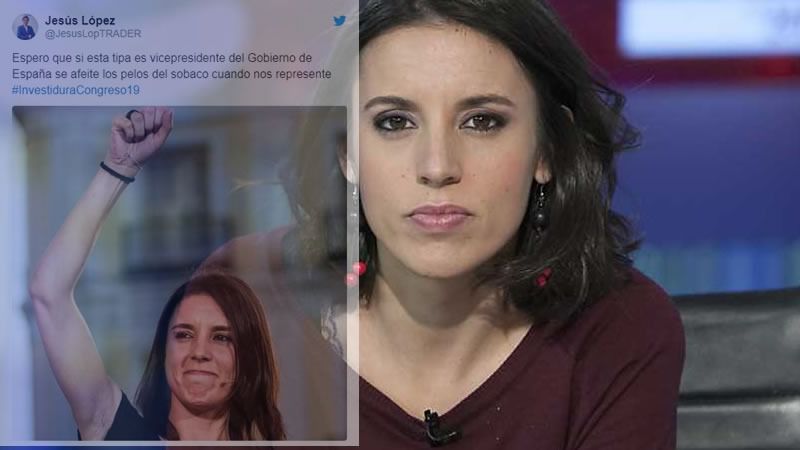 Los pelos del sobaco que no permiten a Irene Montero ser ministra de España