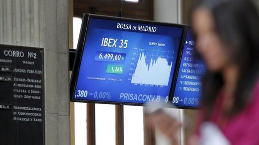 El Ibex remonta otro 0,73% a pesar del lastre de los bancos