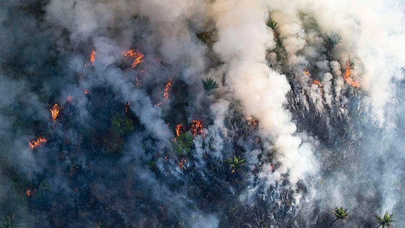 Brasil envía al Ejército a combatir el fuego en la Amazonia