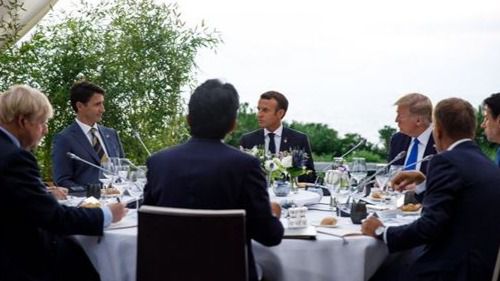 La inesperada aparición del ministro de Exteriores de Irán en la cumbre del G7