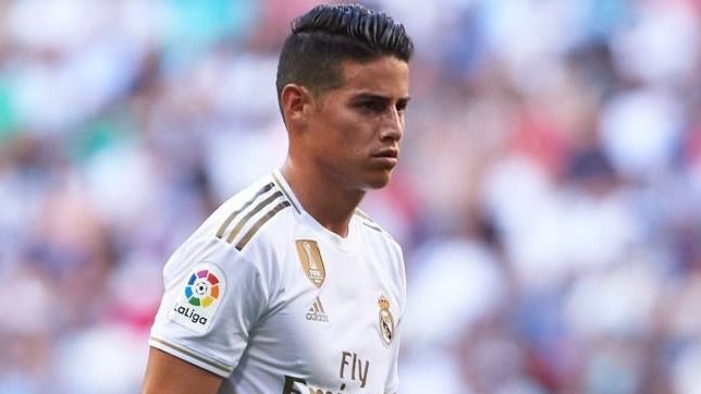 James Rodríguez, otra baja para un Madrid al que se la acumulan las malas noticias