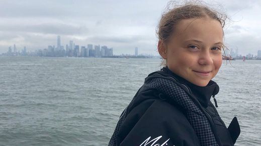 Greta Thunberg llega a EEUU tras atravesar el Atlántico en velero para no contaminar