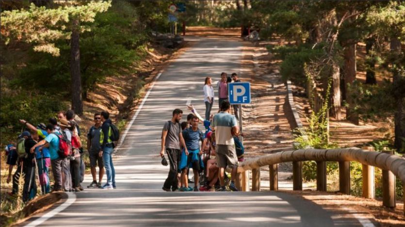 Dispositivo de búsqueda de Blanca Fernández Ochoa en Cercedilla