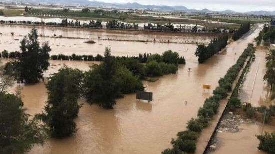 Inundaciones en Murcia por la Gota Fría