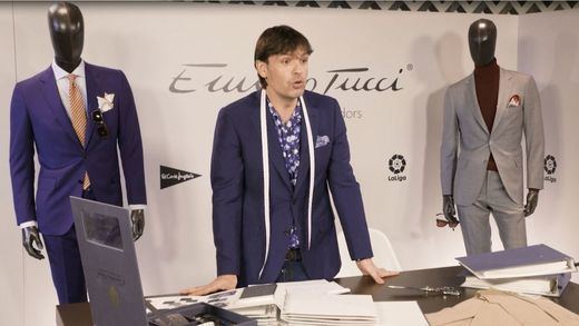 El Corte Inglés y tres embajadores de LaLiga ruedan un cameo de moda y deporte para la firma Emidio Tucci