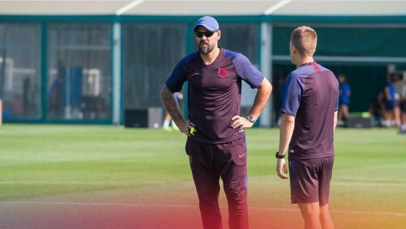 Víctor Valdés, cesado como entrenador del Juvenil A del Barça