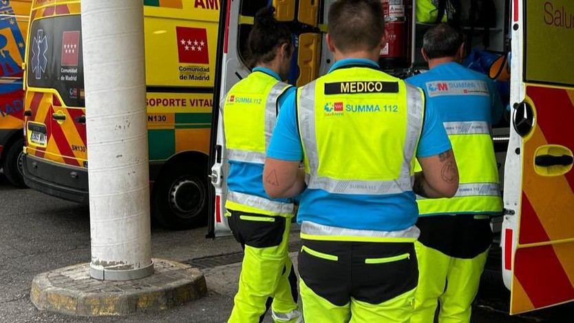 Apuñalamiento en Leganés (Foto: Emergencias 112)
