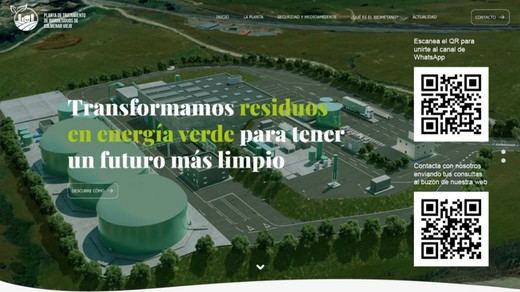 Nueva web sobre la Planta de Biorresiduos de Colmenar Viejo