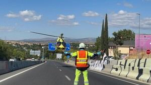 Conductora muere en accidente de tráfico en la M-509 a la altura de Las Rozas