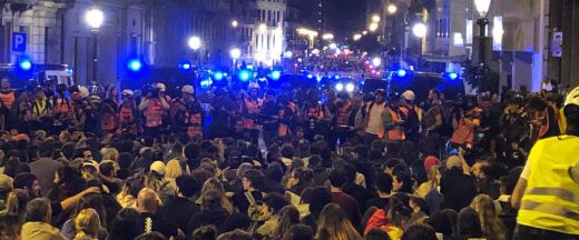 Y a la sexta noche llego la 'pau': sábado sin graves incidentes en las calles de Barcelona