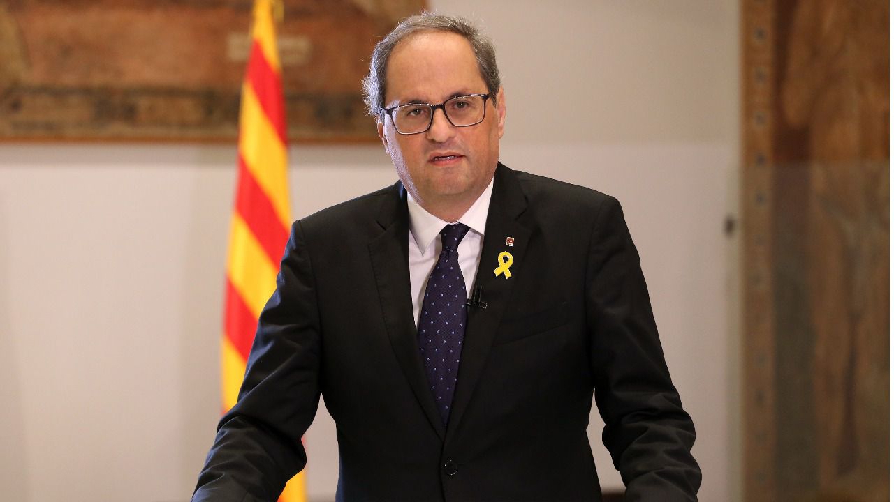 Torra asegura que condena "todas las violencias" y anuncia una comisión de investigación sobre la actuación policial