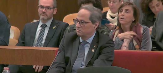 Torra admite que desobedeció la orden de retirar los lazos amarillos porque era 