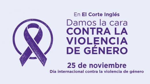 El Corte Inglés y sus empleados dan la cara en el Día Internacional contra la Violencia de Género