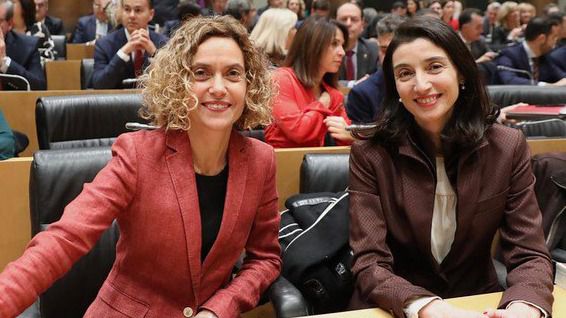 Las socialistas Meritxell Batet y Pilar Llop presidirán las dos Cámaras: Congreso y Senado