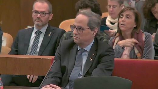 Torra podría ser condenado a una pena de inhabilitación antes de Navidad