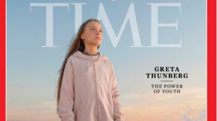 Greta Thunberg en la revista Time