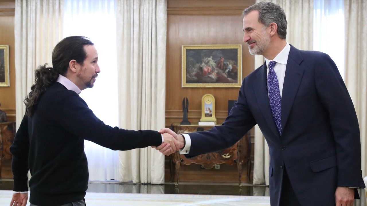 Iglesias, al Rey: "Lo importante es que haya investidura aunque sea en enero"